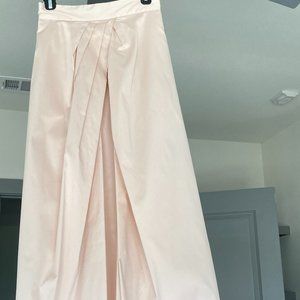BHLDN Monique Lhuillier BlushTaffeta Skirt Size 2